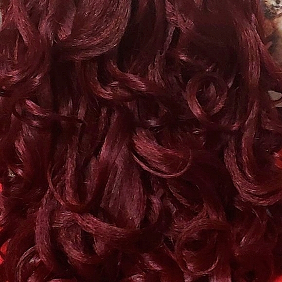 Outre Converti-Cap Half-Wig: Gimme Glamour (Color Available: DR Red Velvet) - Picture 11 of 16